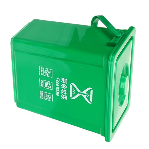Cubo de basura de cocina 10l PRETYZOOM contenedor de plástico con asa para colgar en muebles