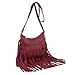 Jywmsc Bolsos Bandolera con Flecos de Cuero para Mujer Bolso Occidental Bolso Hobo Grande Bolso Tipo Cartera Imagen de Jywmsc Bolsos Bandolera con Flecos de Cuero para Mujer Bolso Occidental Bolso Hobo Grande Bolso Tipo Cartera