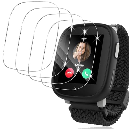 Yenwen Schutzfolie für Xplora X6 Play (1/2. Generation) 2025 für Panzerglas 4 Stück Schutzglas Wasserdichtes Gehärtetes Glas Folie Anti-Scratch Ultradünne Blasenfreie Displayschutz