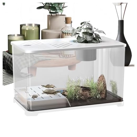 Aquarium de grande taille pour poissons dorés | Conteneur moderne avec vue panoramique, décoration de bureau pour guppys, crevettes, tortues et
