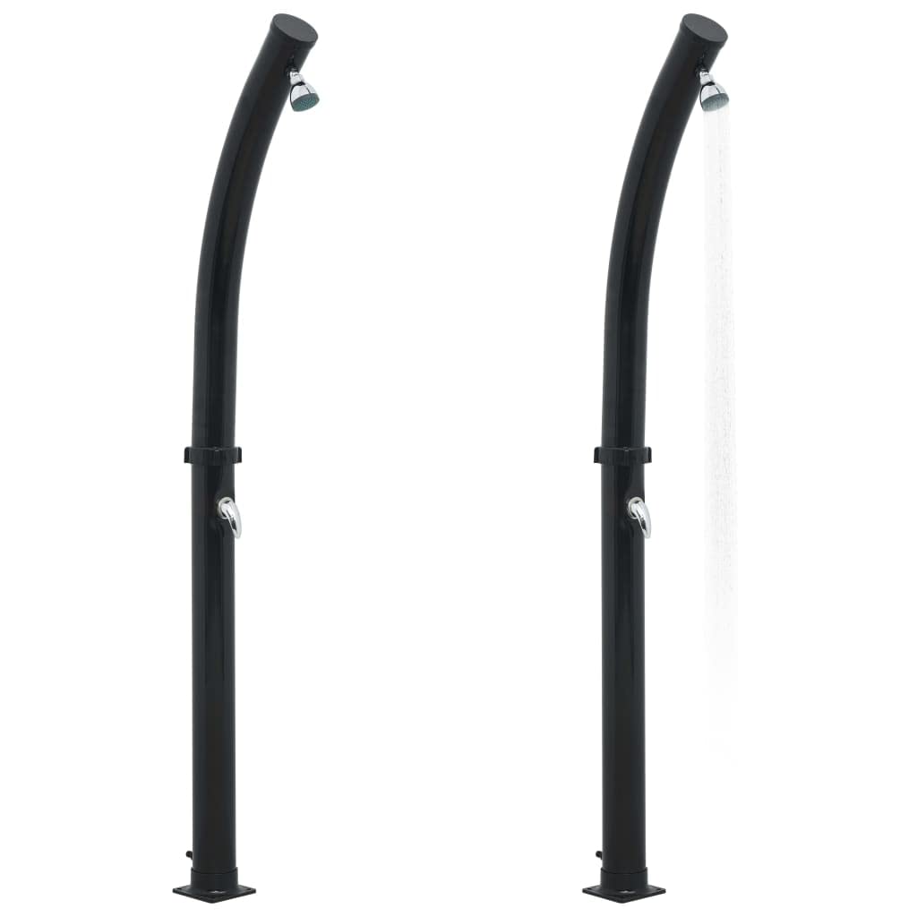 Wybór mebli - prysznic solarny czarny 214 cm 20 l