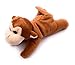 Onwomania Peluche Peluche Peluche Scimmia Cappuccino Animale Scimmia Scimmia Lunghezza 17 cm Marrone