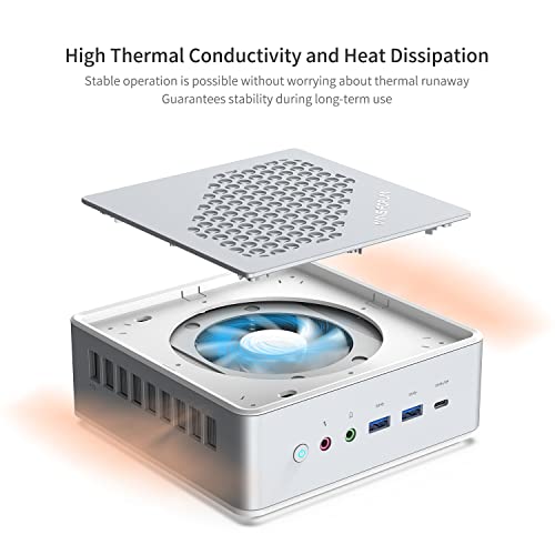 MINISFORUM-Mini-PC-EliteMini-HM90-AMD-Ryzen-9-4900H-8-Cores-32-GB-RAM-512-GB-PCIe-SSD-Desktop-Computer-2X-25inch-HDD-Slots-with-HDMIDisplayPortUSB-C-Video-Ports-Dual-LAN-4X-USB-30-2X-USB-31