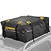 AUPERTO Cargo Bag, Waterproof Roof Storage Bag Compatible Truck ATV Canvas Jeep(15 Cubic Feet)