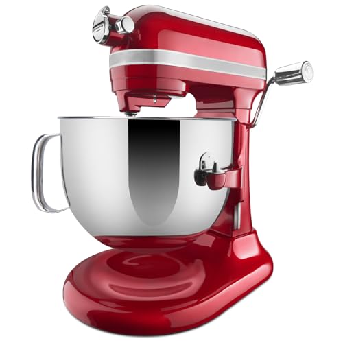 6 Quart Stainless Steel Bowl for KitchenAid Bowl-Lift Stand Mixers ONLY – Fits Models KD2661, KP26M1, KP26M8, KP26N9, Not Compatible with 5-Quart Models (e.g,KV25G, KV25M)