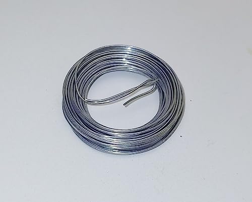 Alambre mecánico 20 AWG de acero suave zincado, 4 rollos de 25 pies, total 100 pies, capacidad 40lb miniatura 4