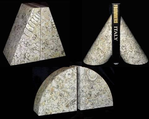 Decorative Coral Stone Bookends, Traditional Coral Gift for 35th Wedding Anniversary