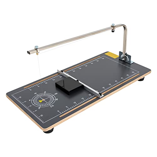 Jiabailie Hot Wire Foam Cutting Machine Table,110V 30W Table Top Styrofoam Cutter,Precision DIY Craft Tool with Adjustable Temperature and Angle for Sponge,Pearl Cotton,Polystyrene