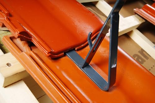 Complete sneeuwtrimmer set 1,5 m lang, met 2 beugels voor dakstenen en dakpannen om aan de batten te hangen - Afbeelding 4