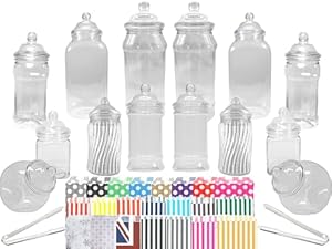 Truly Sweet Candy Aqua Bonbonbehälter Set 14-teilig