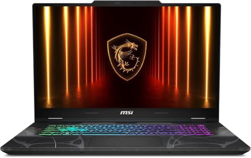 Image of msi Cyborg 2025 Laptop, 14-Core Intel Core 9 270H, 17.3 inch FHD 144Hz IPS Display, NVIDIA GeForce RTX 5060, 24GB DDR5 2TB SSD, Four-Zone RGB Backlit Keyboard, Wi-Fi 6E, Win11 Pro