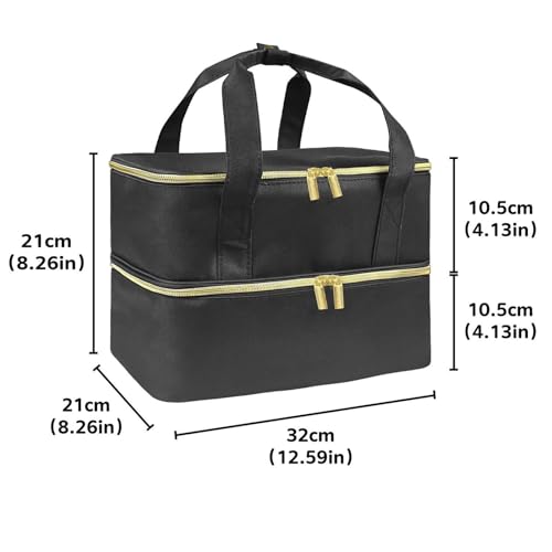 Sac de rangement vernis ongles à 2 couches pour éviter les flacons renversés - 3