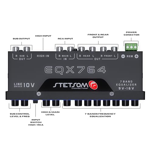 Stetsom EQX764 7-Band Equalizer