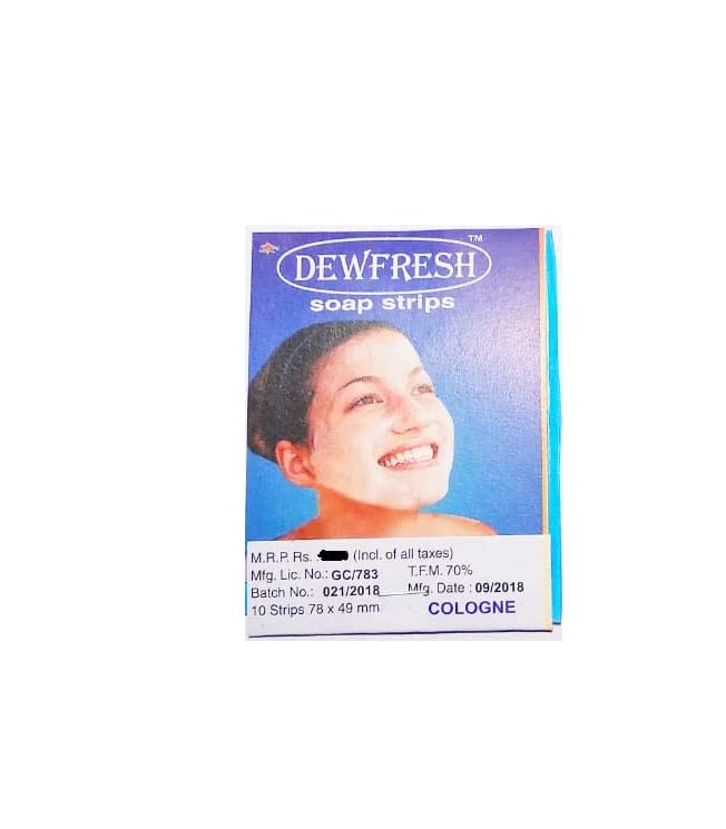 advancedestore Fresh Paper Soap Strips Traveling Hand Wash 10 packs