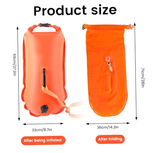Bouée de natation sac sec pour sécuriser vos parcours en eau libre - 5