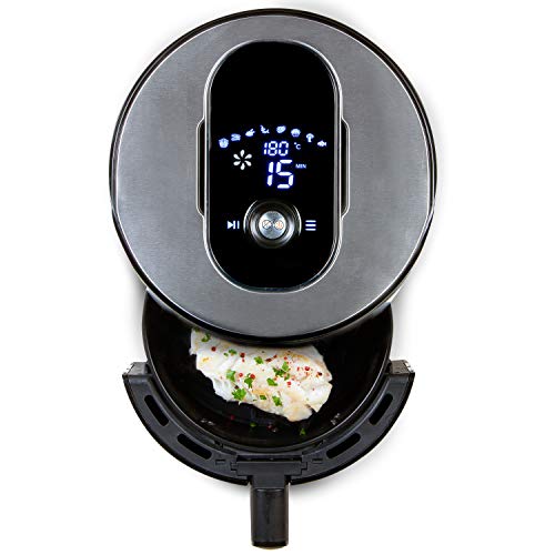 DOMO DO530FR Heißluft-Fritteuse - 4 L - Edelstahl - 1500 W LCD-Anzeige – Bild 7