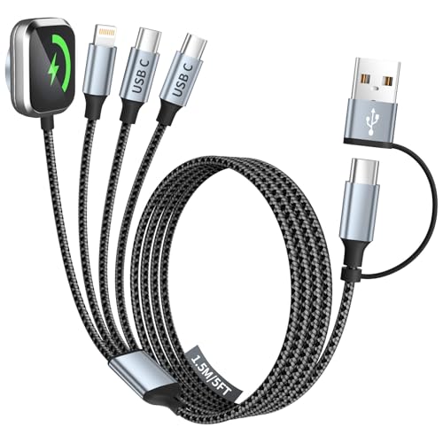Cable de carga múltiple para solucionar la falta de enchufes de Watch y móvil