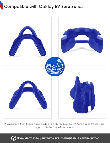 Almohadillas de repuesto de diseño ergonómico para Oakley EVZero Blades 5
