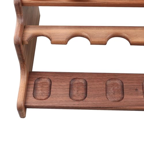 Support pour pipes à tabac bois de noyer compatible universel