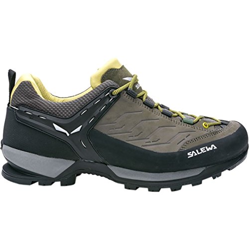 Salewa Mens MS Mountain Trainer Leder High Rise Hiking Shoes, Brown (Walnut/Golden Palm), 11 US