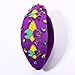 JERTOCLE Mardi Gras Headband for Women Mask Knotted Headband Purple Green Gold Crystal Rhinestone Jeweled Top Knot Head Band Carnival Hair Accessories Fat Tuesday Party Favors (Fleur De Lis3)