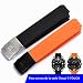 Imagen de BONOOL Para Tissot T-TOUCH T013 T047 20mm correa de reloj de goma de silicona suave negro naranja deporte impermeable correa de reloj T091 T013420A