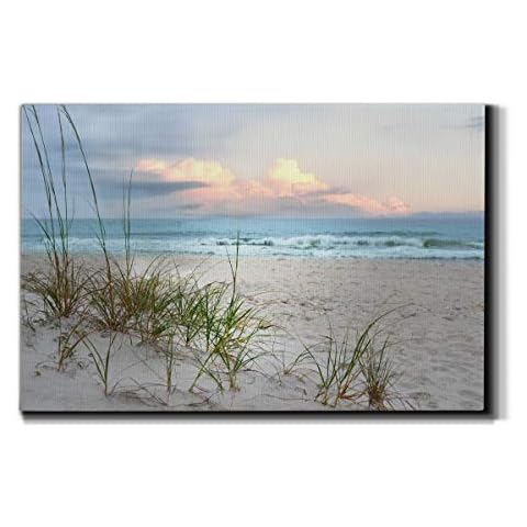Wexford Home Landscape Wall Art Gallery Wrapped Canvas Ocean Beach Animal Picture Modern Artwork Decoration for Living Room Kitchen Bathroom Office, Ready to Hang Cover
