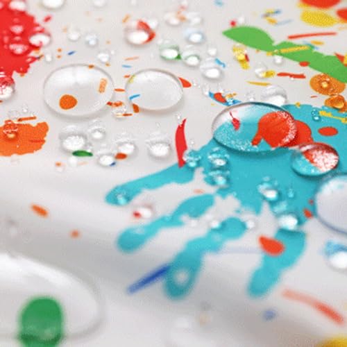 Generic Crianças arte blusa pintura pintura blusa confortável leve bebê alimentação babador casa par