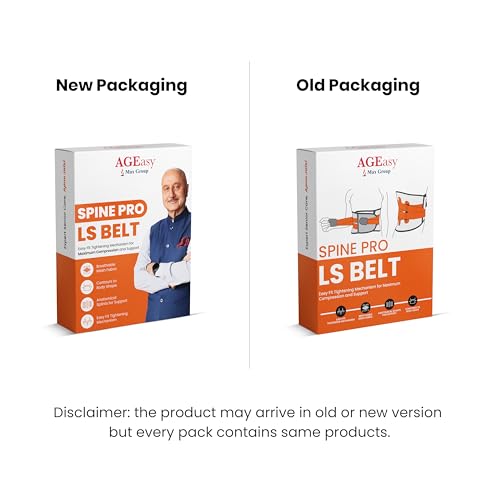 Image of AGEasy (Max Group Spine Pro Belt for Lower Back Pain Relief, Sciatica, Muscle Strains & Spinal Recovery | Adjustable Lumbar Support Belt for Men & Women | Improves Posture, Reduces Discomfort (XL)