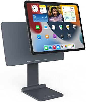 LULULOOK Foldable Magnetic iPad Pro Stand Premium Portable Multi-Angle Adjustable Magnetic iPad Stand Holder Floating iPad Pro Stand for Apple iPad Pro 12.9'' 3rd/4th/5th/6th