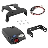 LAJBZ Proportional Electric Trailer Brake Controller – Fits 1-3 Axles, Self-Leveling, Boost Feature, Digital Display, Easy Install for RV, Truck, SUV, Compatible with Tekonsha 90160 Primus IQ - Black