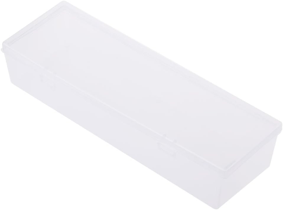 Rectangular Plastic Clear Storage Box Jewelry Container for Case Bead Organizer