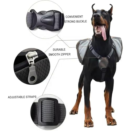 Sac de promenade pour chien haut de gamme et harnais de randonnée grand confort