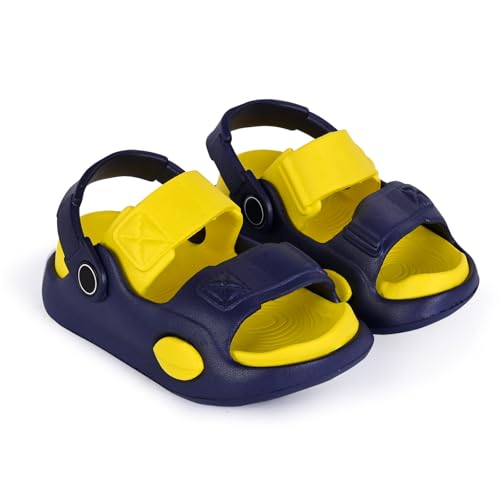 Image of GIMME ! Summer Comfort Unisex Sports Sandals, Navy and Royal Blue, Adjustable Straps, Non-Slip Footbed, Beach Walking Casual Wear 7100