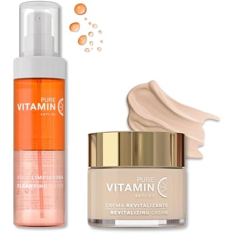 Noche Y Dia Cleansing and Moisturizing Vitamin C Bundle - Vitamin C Cleanser & Vitamin C Face Cream Cover