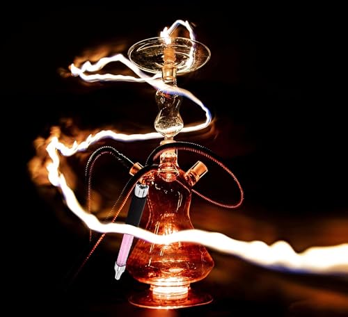 VOVCIG Shisha Eisschlauch Shisha Zubehör für kühlen Genuss erfrischendes Raucherlebnis(Pink)