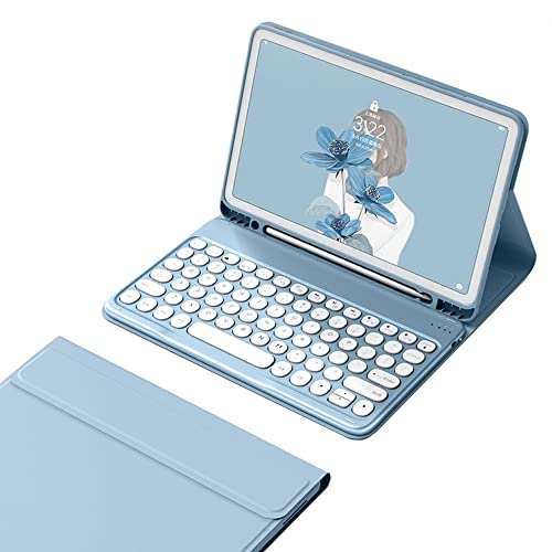 iPad Air 5 キーボード ケース 2022 (第5世代) 分離式 マグネットキーボード iPad Air 4 iPad Pro 11 キーボードケース 丸いキー 可愛い Pencil 2対応 収納 スリム カバー カラフル 女性 (iPadAir4