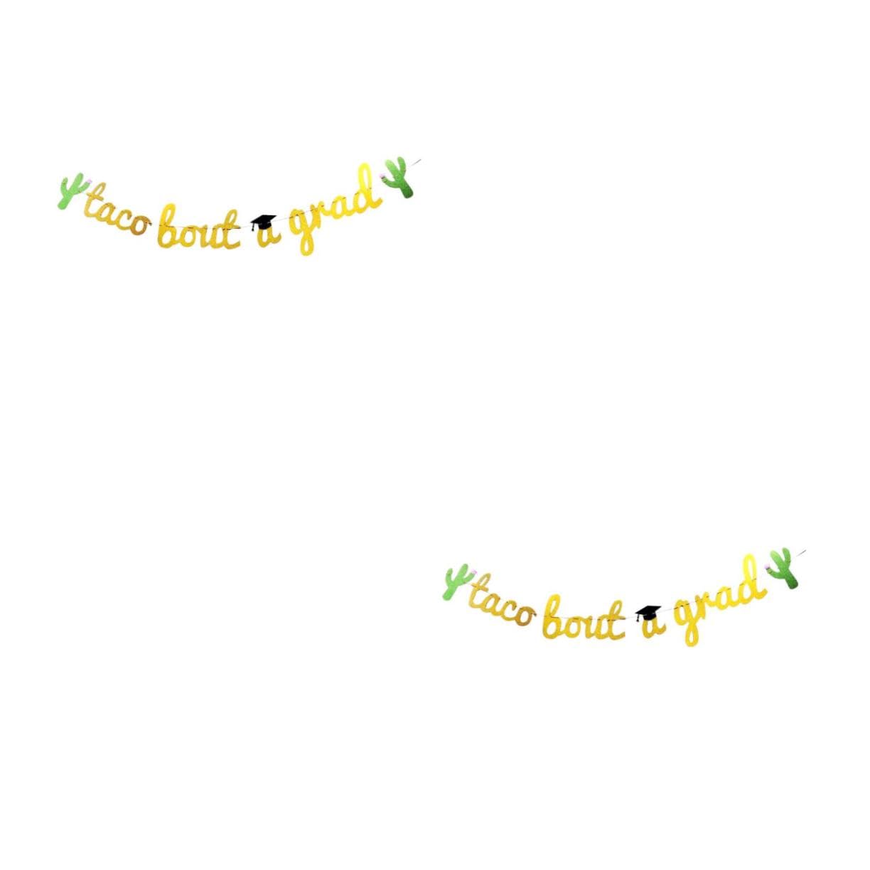 HiParty Abschlussbanner 'Congrats Grade' – 15,2x20,3 Cm, Papier, Inkl. Band Zum Aufhängen