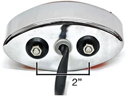 Krator TL103 License Plate Holder (Custom Tail Brake ATV Scooter Quad Motorcycle Bulb Lens 50CC 70CC 90CC 110CC)