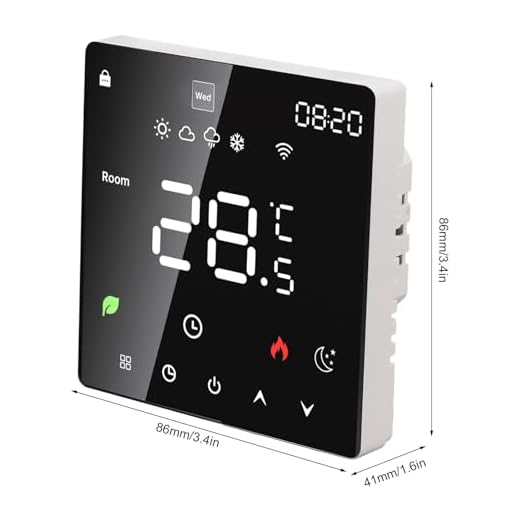 Smart Electric Thermostat with LCD Touchscreen