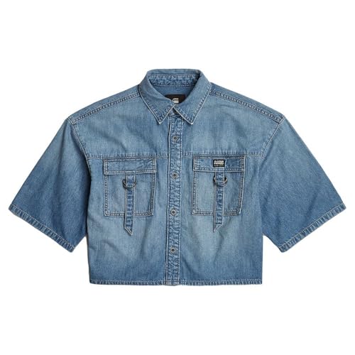 G-STAR Femmes Relaxed Utility Shirt : look urbain idéal pour le bureau et les sorties
