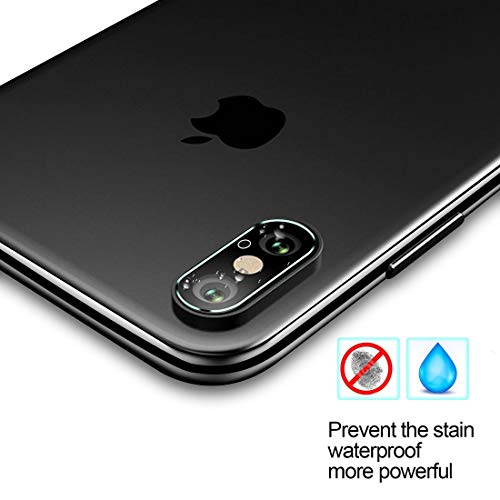 Protecteur objectif iPhone X en verre trempé avec trous de précision - 3