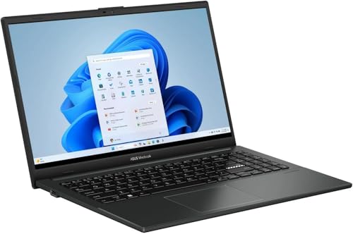 Image of ASUS Vivobook Go 15.6 inch FHD Laptop with Microsoft 365, Intel i3-N305 8 cores Processor, 8GB RAM 128GB Storage, 9H 128gb Docking Station, HDMI, USB, Windows 11 Home in S Mode, Black