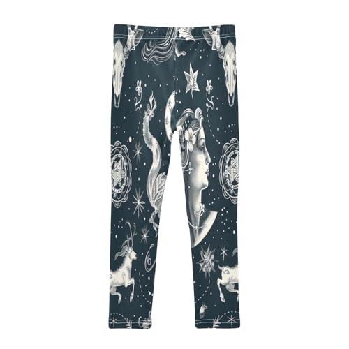 Toddler Girls Leggings Printed Yoga Pants Leggings Zodiac Signs for Kids2