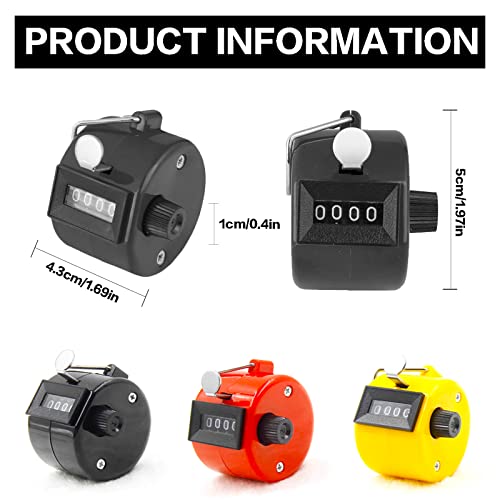 AMRTA Contatore manuale con 4 numeri di persone