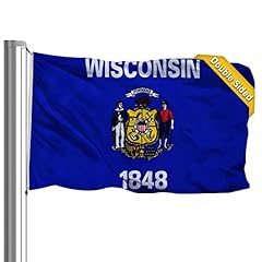 3X5 FT Wisconsin Flag
