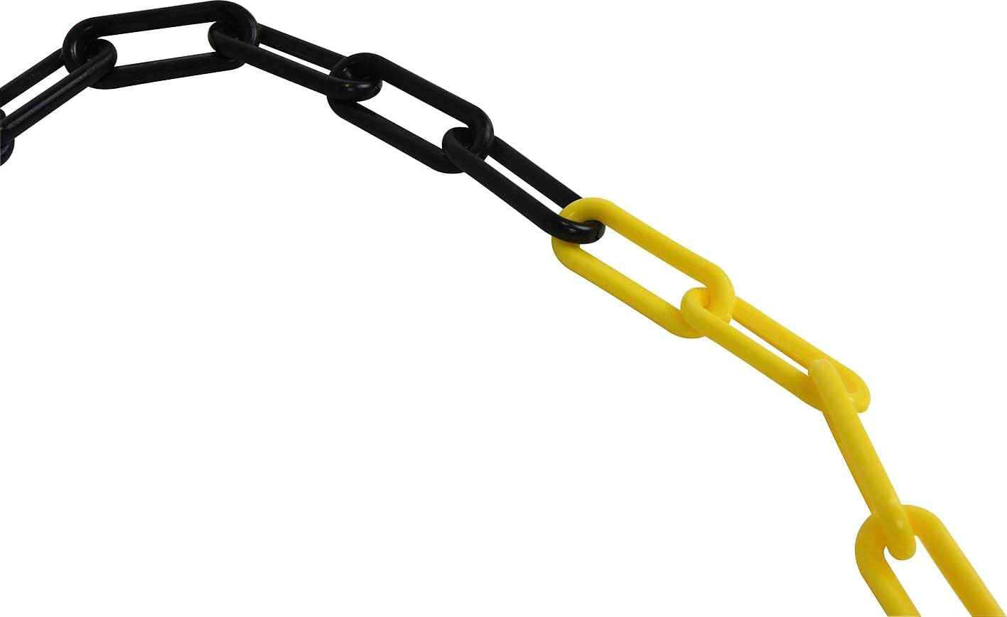 CLAS Equipements Traffic Chain Plastic Yellow/Black (25M) - EG 0013
