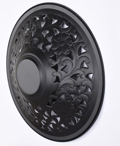 Image of BENE Akron Stainless Steel Indoor Modern Wall Light, E-27 Base Wall Lamp for Home Decor - Living Room, Bedroom, Hallway, Staircase, Balcony, 36 cm (Black, Pack of 2)