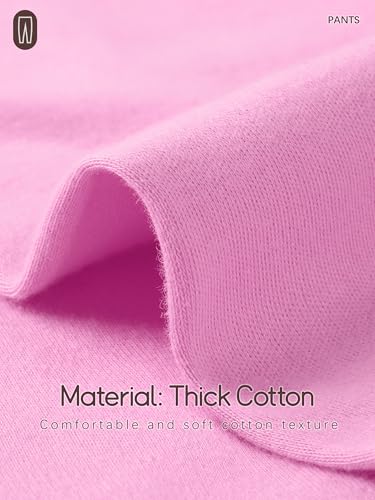 4 Pack Leggings for Girls Kids Girls Thick Leggings Cotton Pants Full Length Stretchy3