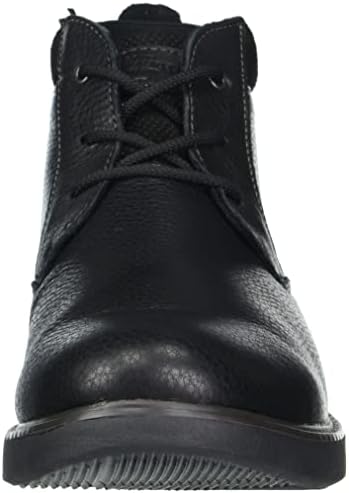 Nunn Bush Men's Bayridge Plain Toe Chukka Lightweight Leather Boot, Black, 8.5 | Image 1